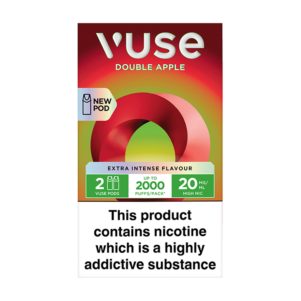 Double Apple Vuse Pro Pods | Prefilled pods | 3 For 15 Ecigwizard Double Apple Vuse Pro Pods | Prefilled pods | 3 For 15 Ecigwizard