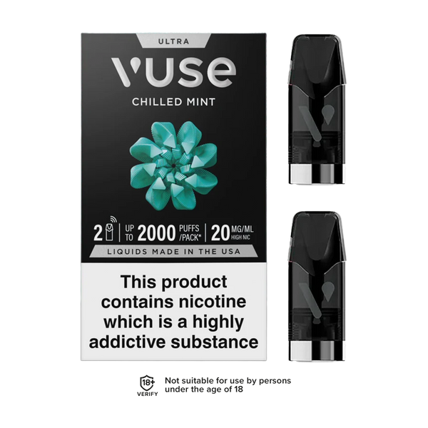 chilled mint vuse pods Ultra Smart Pod Select Flavor ::Blue Razz Lemonade Flavored Vapes German Officials Discontinued