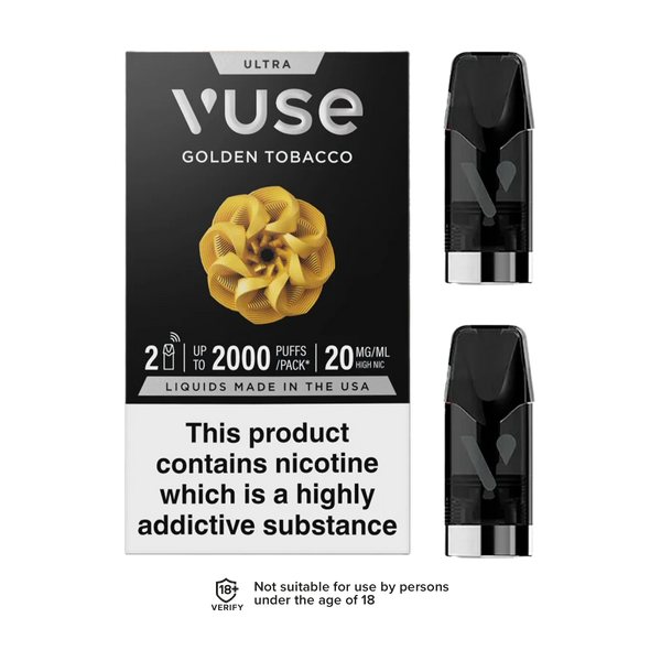 vuse alto golden tobacco 5 Ultra Smart Pod | 2ml Prefilled Pod Flavour:Spearmint ice (New) Vuse2Pk Vape Shops in East