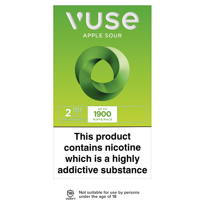 Vuse Pro Pods vPro Apple Sour