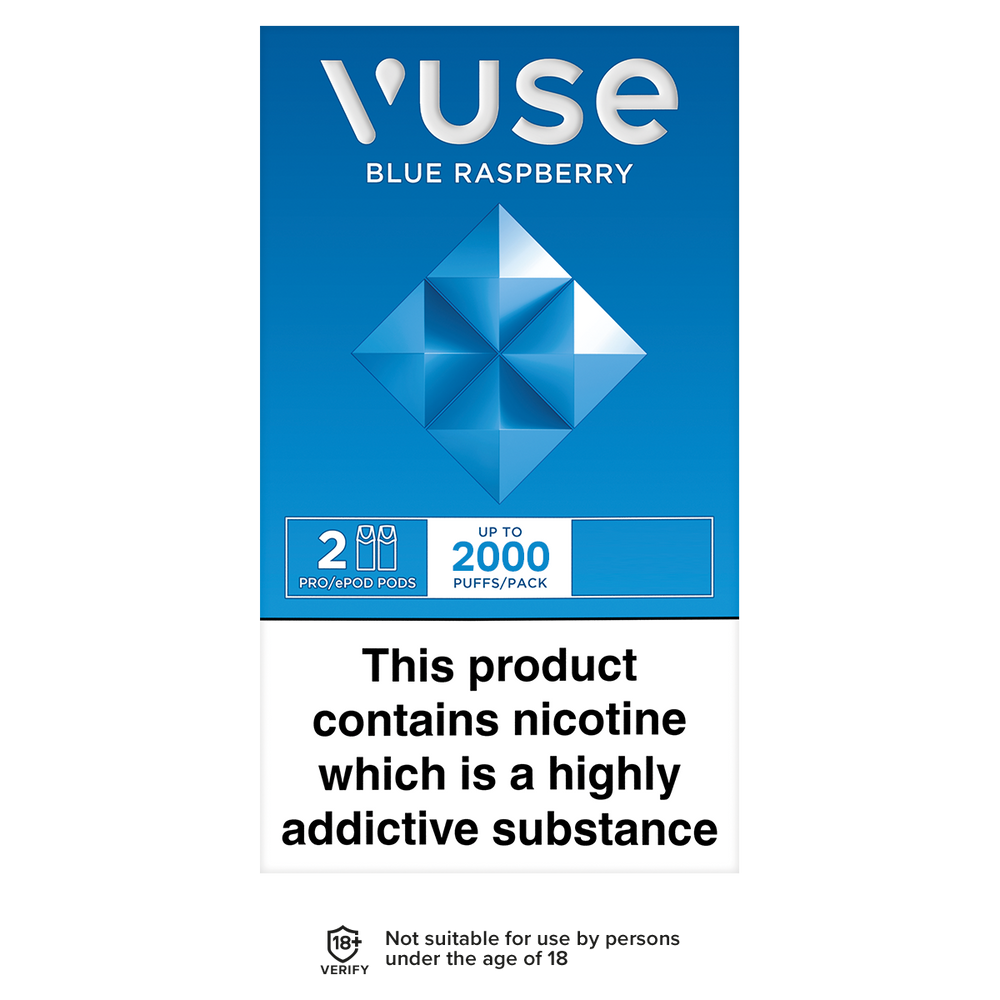 Vuse Pro Pods vPro Blue Raspberry | Ecigwizard Vuse Pro Pods vPro Blue Raspberry | Ecigwizard