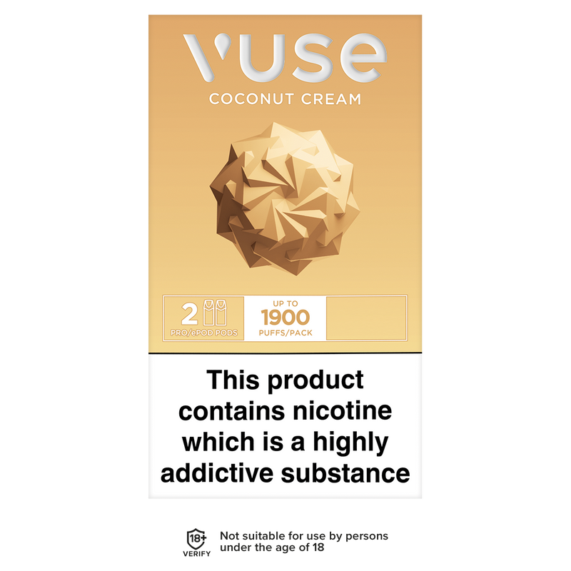 Vuse ePod vPro Coconut Cream Pods