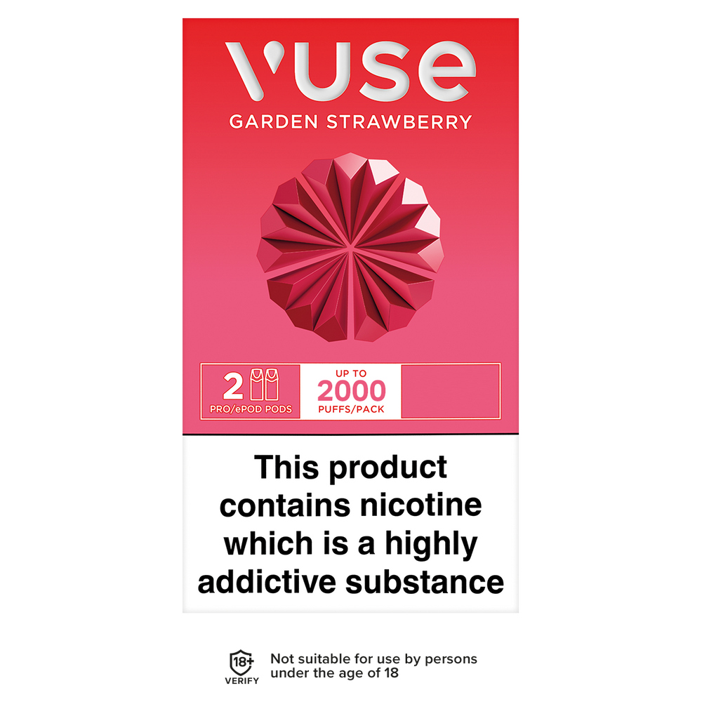 Vuse Pods Strawberry Ice 700 Garden Strawberry Pro Pods | Vape E-Liquid Vuse Pods Strawberry Ice 700 Garden Strawberry Pro Pods | Vape E-Liquid