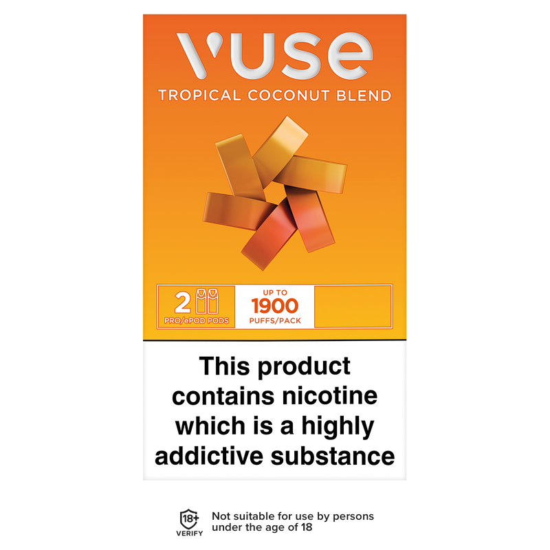 Vuse Pro Pods vPro Tropical Coconut Blend