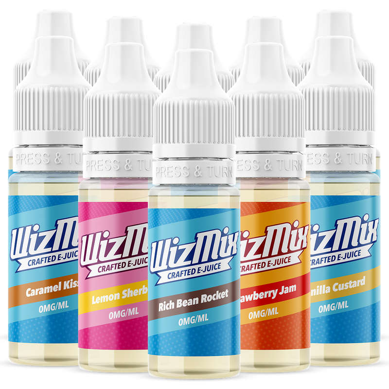 WizMix Dessert E-Liquid Bundle - 10 x 10ml