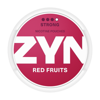 zyn nicotine pouches red fruits strong 9.5mg