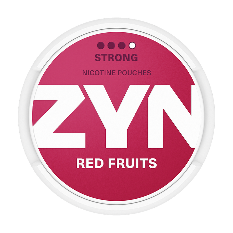 zyn nicotine pouches red fruits strong 9.5mg