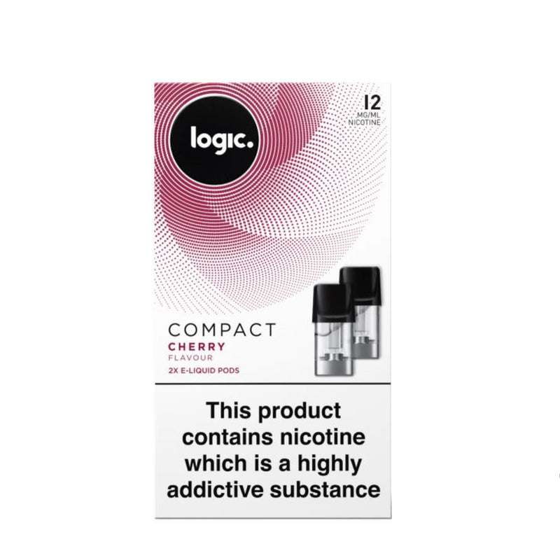 Logic Compact Device Pods (Pack of 2) - Cherry 12mg
