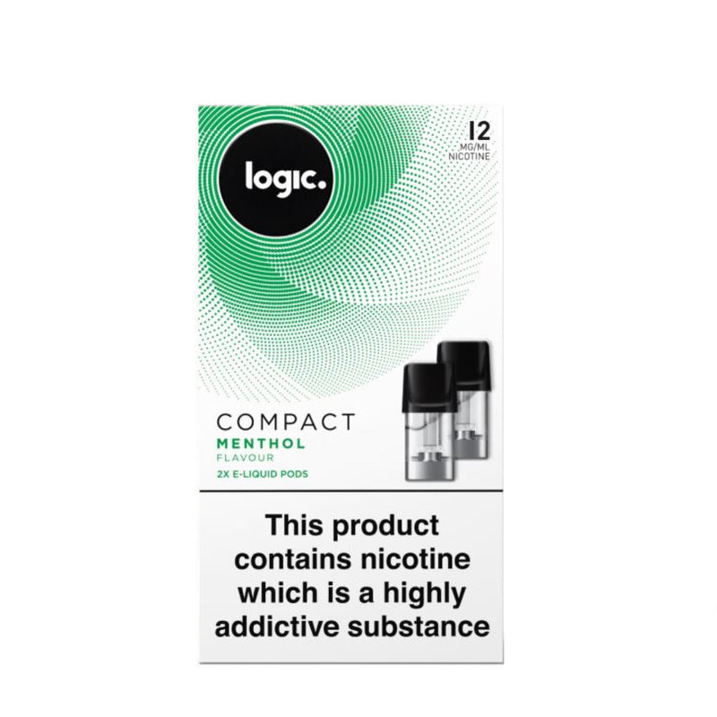 Logic Compact Device Pods (Pack of 2) - Menthol 12mg