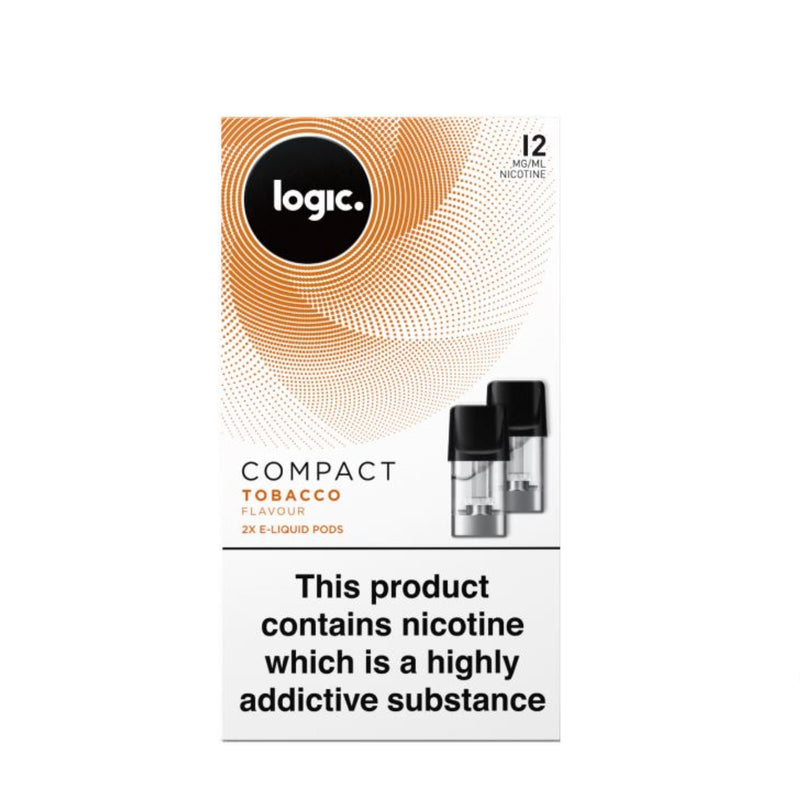 Logic Compact Device Pods (Pack of 2) - Tobacco 12mg