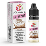 British Tobacco Nic Salt by Aquavape 10ml 20mg