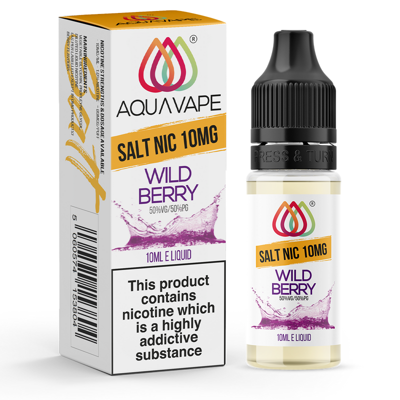 Wild Berry Nic Salt by Aquavape 10ml 10mg