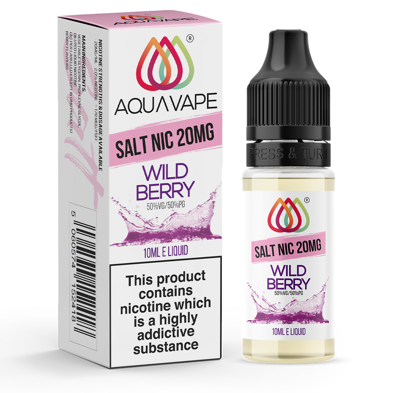 Wild Berry Nic Salt by Aquavape 10ml 20mg
