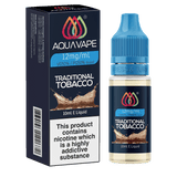 Traditional Tobacco E-Liquid by Aquavape - 10ml 12mg