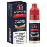 Traditional Tobacco E-Liquid by Aquavape - 10ml 18mg