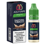 Traditional Tobacco E-Liquid by Aquavape - 10ml 3mg