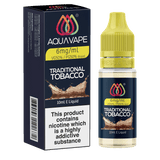 Traditional Tobacco E-Liquid by Aquavape - 10ml 6mg