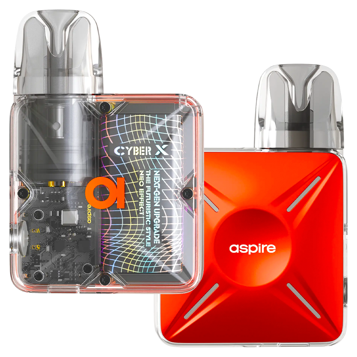 Aspire Cyber X Vape Kit Coral Orange