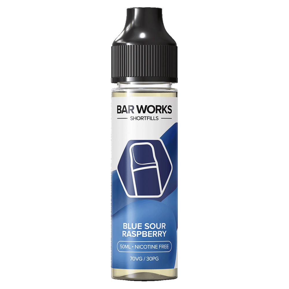 Blue Sour Raspberry Shortfill by Bar Works - 50ml Ecigwizard Blue Sour Raspberry Shortfill by Bar Works - 50ml Ecigwizard