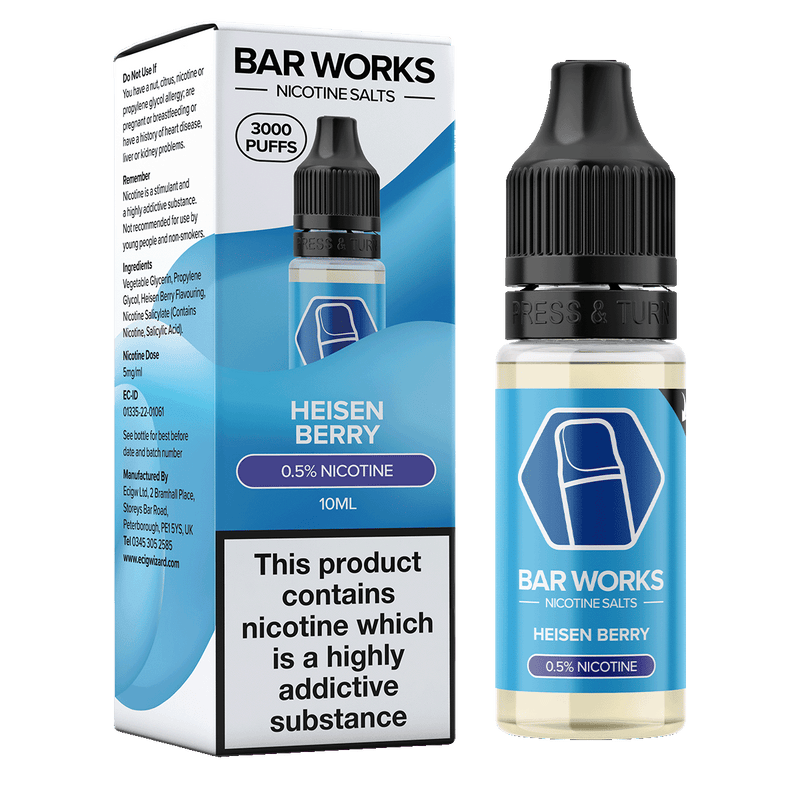 Heisen Berry Nic Salt by Bar Works - 10ml 5mg