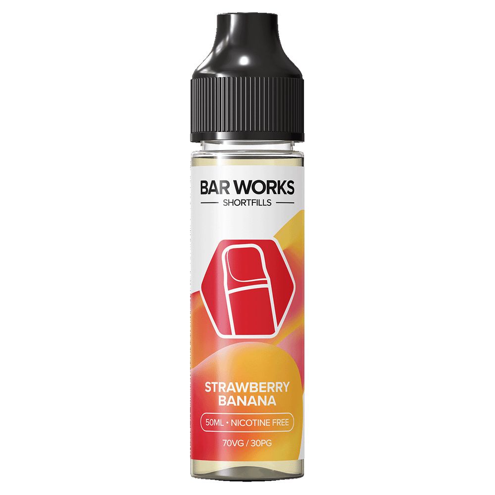 best strawberry banana vape Strawberry Banana Shortfill by Bar Works - 50ml
