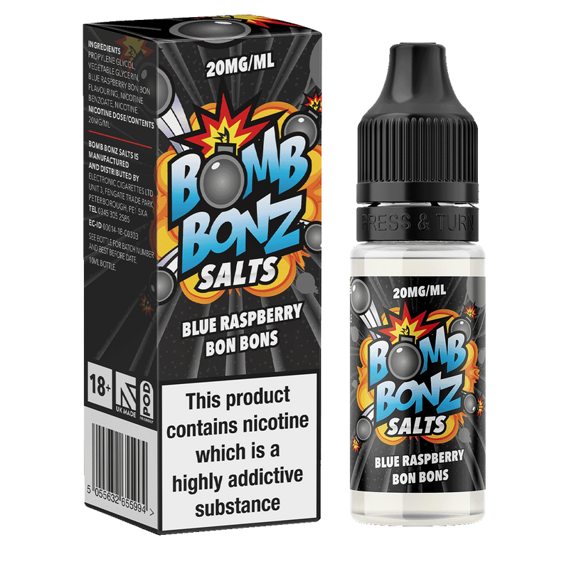 Bomb Bonz Blue Raspberry Bon Bons Nic Salt - 10ml 20mg