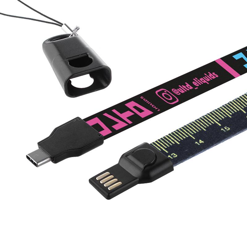 Branded USB-C Charging Lanyard - ULTD Salts