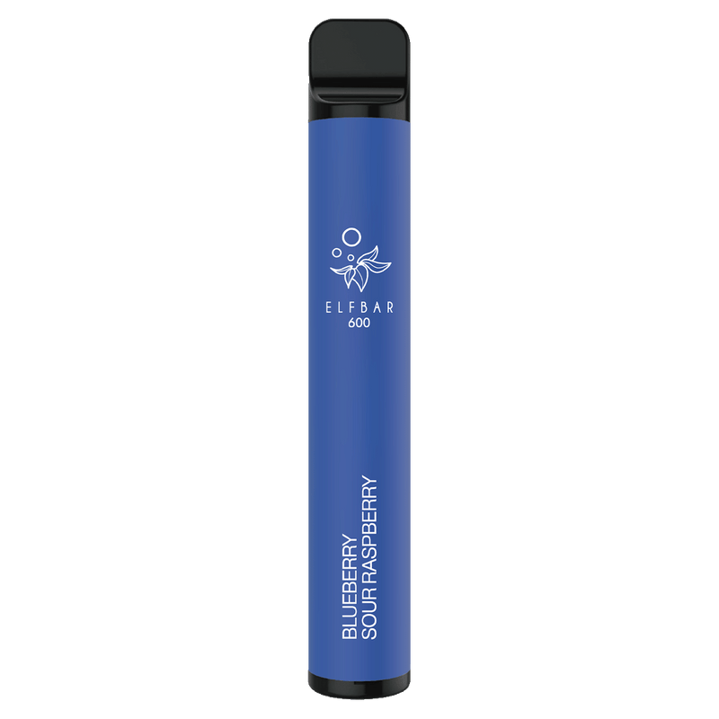 Blueberry Sour Raspberry Elf Bar 600 Disposable Device