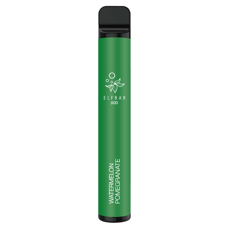 Watermelon Pomegranate Elf Bar 600 Disposable Device