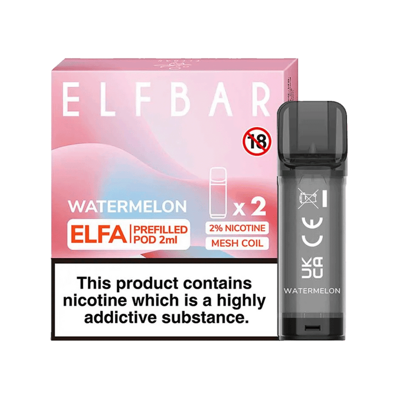 Watermelon Elf Bar Elfa Pods (Pack of 2)