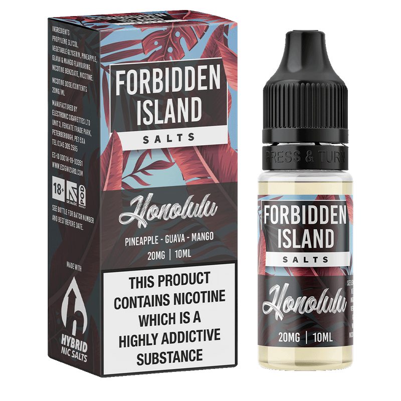 Forbidden Island Honolulu Hybrid Nic Salt - 10ml 20mg