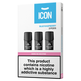 ICON Vape Blue Raspberry Pods (Pack of 3) 20mg