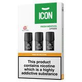 ICON Vape Fresh Menthol Pods (Pack of 3) 10mg