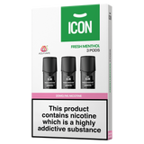 ICON Vape Fresh Menthol Pods (Pack of 3) 20mg