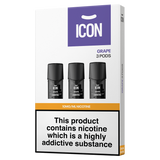 ICON Vape Grape Pods (Pack of 3) 10mg