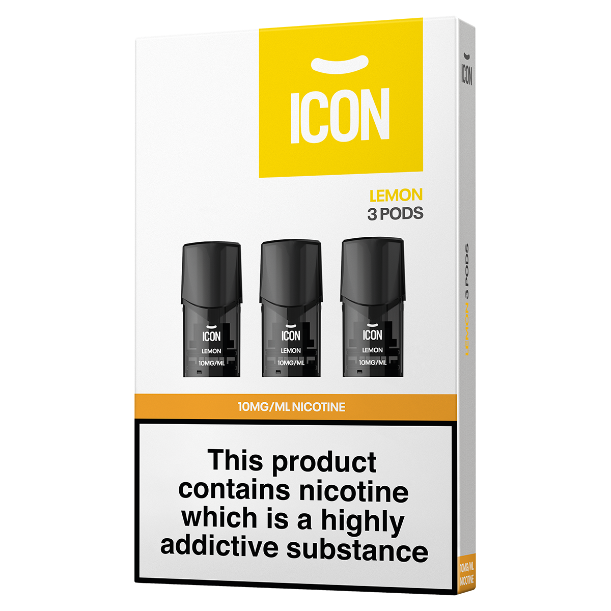 ICON Vape Lemon Pods (Pack of 3) 10mg