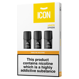 ICON Vape Lemon Pods (Pack of 3) 10mg