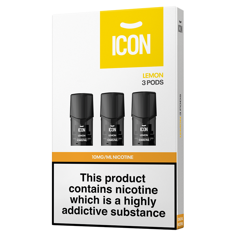 ICON Vape Lemon Pods (Pack of 3) 10mg