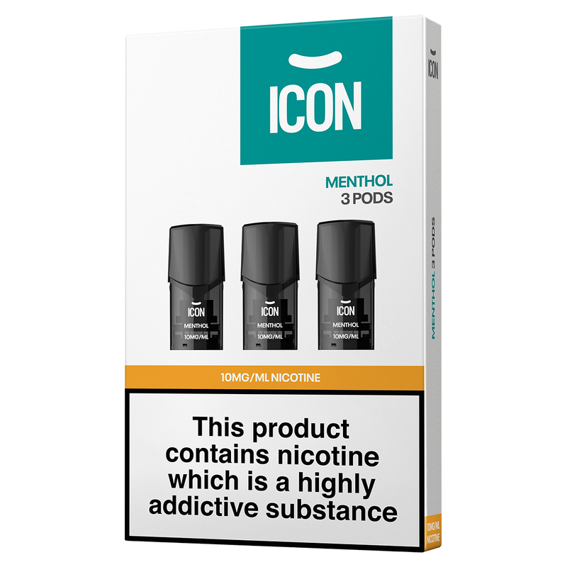 ICON Vape Menthol Pods (Pack of 3) 10mg