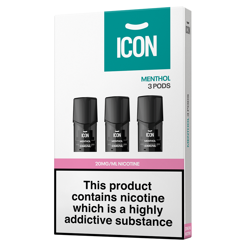 ICON Vape Menthol Pods (Pack of 3) 20mg