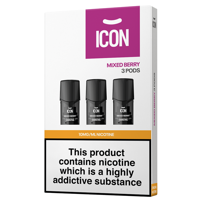 ICON Vape Mixed Berry Pods (Pack of 3) 10mg