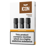 ICON Vape Tobacco Pods (Pack of 3) 10mg