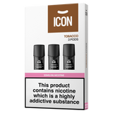 ICON Vape Tobacco Pods (Pack of 3) 20mg