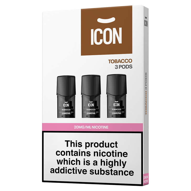 ICON Vape Tobacco Pods (Pack of 3) 20mg