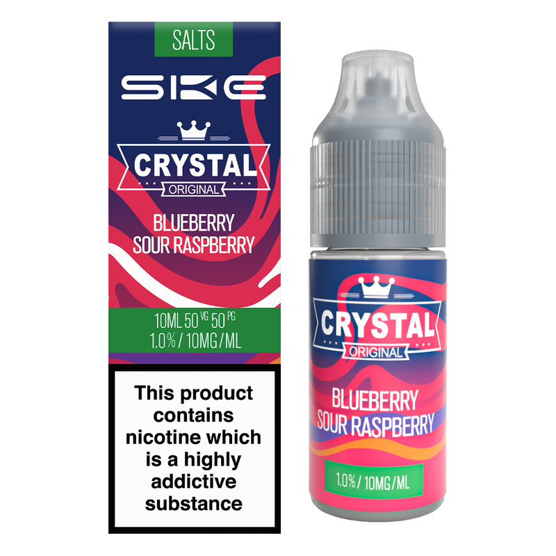 Blueberry Sour Raspberry Nic Salt by SKE Crystal 10ml 10mg