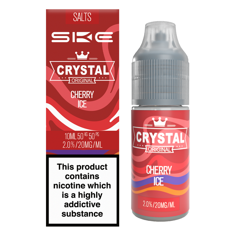 Cherry Ice Nic Salt by SKE Crystal 10ml 20mg