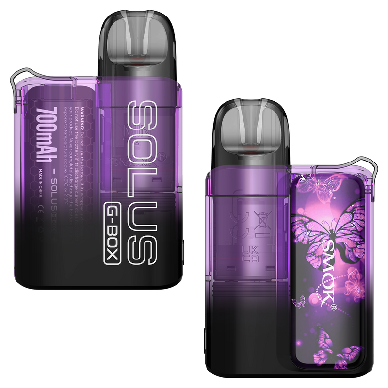 SMOK Solus G Box Pod Kit Transparent Purple