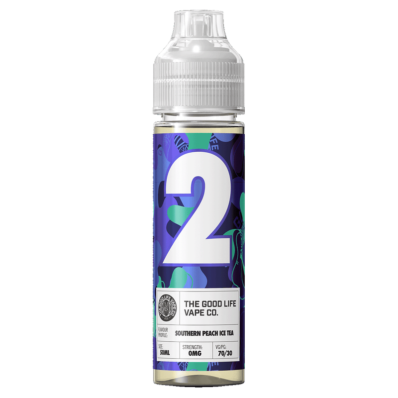 The Good Life Vape Co No. 2 - Southern Peach Ice Tea Short Fill 50ml 0mg