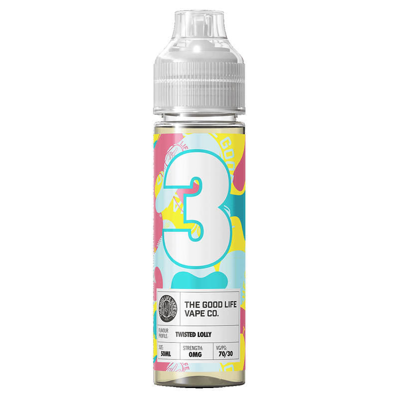 The Good Life Vape Co No. 3 - Twisted Lolly Short Fill 50ml 0mg