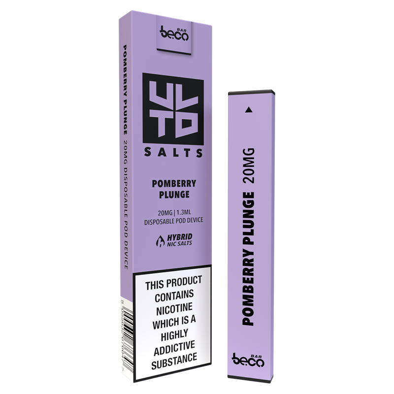 ULTD Salts Puff Bar Disposable Device - Pomberry Plunge 20mg Box